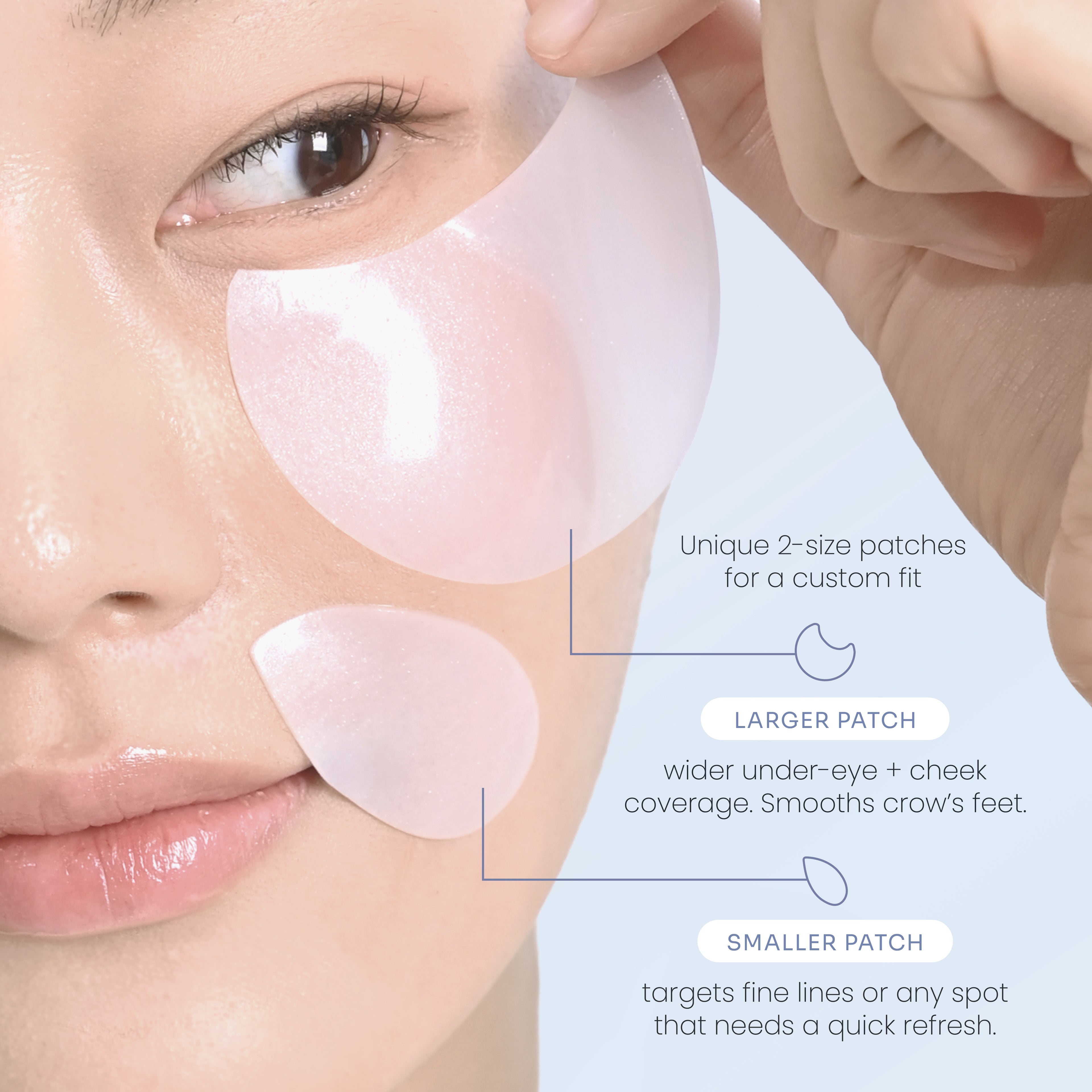 Hydrogel Eye Recovery Patch